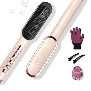 TYMO Ring Plus Ionic Hair Straightening Comb